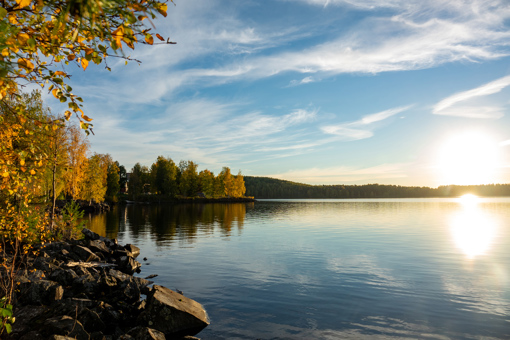 Ruhiger See in Dalarna