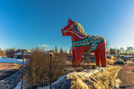 Dalapferd in Dalarna