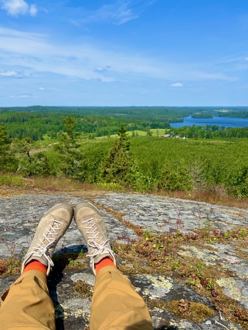 Mit den richtigen Schuhen in Schweden wandern